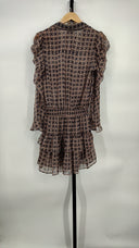 Misa Los Angeles Women X Revolve Annika Dress Basic Sleeved Brown M