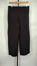 Quince Womens Ultra-Stretch Ponte Wide Leg Pants - 32" Black L