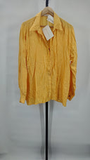 Savannah Morrow Women Maia Blouse Sleeved Top Yellow S