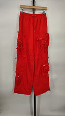 Ser.O.Ya Women Alba Ruched Cargo Pants Orange XS