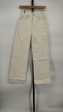 Re/Done Women Orginals 90S High Rise Loose Jeans White 23