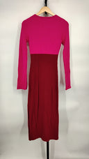 Line & Dot Women Frankie Dress Basic Sleeved Pink S