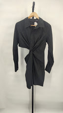 Minkpink Women Allegra Twist Shirtdress Black L