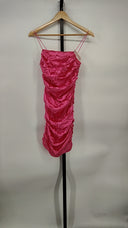 Olivia Women Cruz Mini Dress Basic Sleeved Pink 2