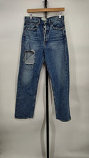 Agolde Women 90s Mid Rise Loose Fit Jeans Blue 26