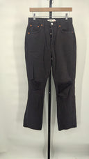 Re/Done Women Originals High Rise Loose Jeans Black 27