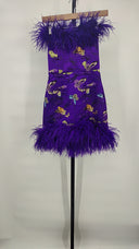 Sau Lee Women Jayde Dress Basic Sleeved Purple 0