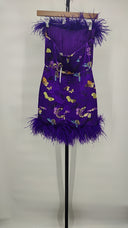 Sau Lee Women Jayde Dress Basic Sleeved Purple 0