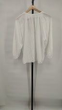 Nation Ltd Women Lou Peasant Top Sleeved White M