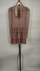 Sabina Musayev Women X Revolve Carry Mini Dress Basic Sleeved Pink XS