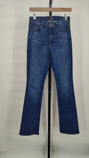 Mother Women The Insider Heel In One Trick Pony Jeans Blue 26