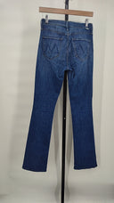 Mother Women The Insider Heel In One Trick Pony Jeans Blue 26
