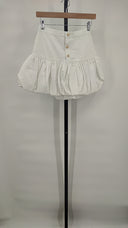 Caroline Constas Women Reina Mini Skirt Basic White XS