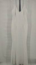 Katie May Women Bambi Gown Basic Sleeved Dress White 8