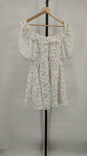 For Love & Lemons Women Magnolia Mini Dress White XS