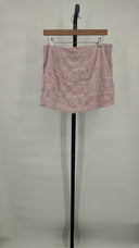 For Love & Lemons Women Aubrey Mini Skirt Basic Pink L