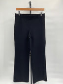 Quince Womens Ultra-Stretch Ponte Bootcut Pants - 28" Black M