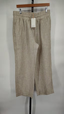 Quince Women's 100% European Linen Wide Leg Pants - 28" Flax L