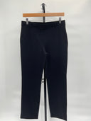 Quince Womens Ultra-Stretch Ponte Straight Leg Pants - 28" Black M