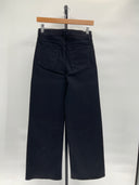 Quince Womens Bella Stretch Wide Leg Jeans - 32" Black 26