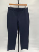 Quince Womens Ultra-Stretch Ponte Straight Leg Pants - 26" Navy L