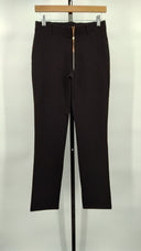 Quince Womens Ultra-Stretch Ponte Straight Leg Pants - 32" Black S