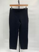 Quince Womens Ultra-Stretch Ponte Pintuck Ankle Pants - 25" Black M