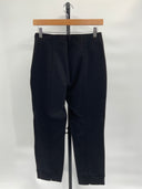 Quince Womens Ultra-Stretch Ponte Pintuck Ankle Pants - 25" Black M