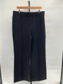 Quince Womens Ultra-Stretch Ponte Flare Leg Pants - 30" Black XL