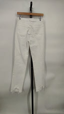 L'Agence Women Draya High Rise Slim Straight Walk Off Jeans White 24