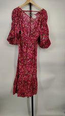 Misa Los Angeles Women Johanna Dress Basic Sleeved Pink S