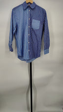 Solid & Striped Women Oxford Tunic In Sleeved Top Blue S