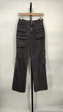 Afrm Women Sigmund Pants Jeans Black 25