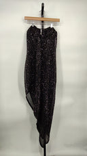 Camila Coelho Women Mackenzie Midi Dress Basic Sleeved Black M