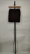 Anemos Women Mini Skirt Basic Brown S