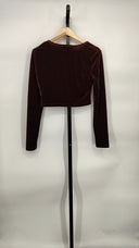House Of Harlow 1960 Women X Revolve Ovelia Top Sleeved Brown L