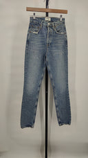 Agolde Women Freya Ultra High Rise Slim Jeans Blue 23
