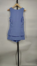 Amanda Uprichard Women Kya Romper Sleeved Jumpsuit Purple S
