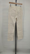 Hatch Women The Straight Leg Maternity Jeans White 25