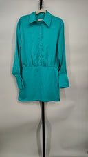 L'Academie Women Bray Shirt Dress Basic Sleeved Blue S