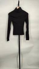 Camila Coelho Women Roscoe Sweater Sleeved Top Black S