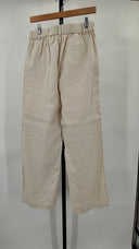 Quince Women's 100% European Linen Pleated Trouser Sand Pants 8