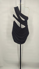 H:Ours Women Alaric Mini Dress Basic Sleeved Black L