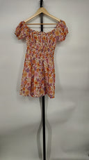 Tularosa Women Aurora Mini Dress Basic Sleeved Purple S