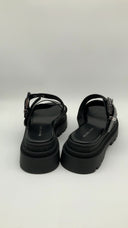 Michael Kors Womens Colby Strap Slide Black Shoes 9