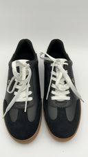 Michael Kors Womens Scotty Lace Up Black Shoes 8