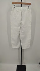 Quince Womens 100% European Linen Pants - 25" White S