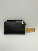 Michael Kors Womens Dblzp Wristlet 7+ Black Wallet