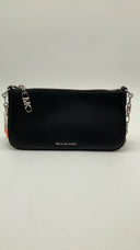 Michael Kors Womens Medium Chain Pouchette Black Bags