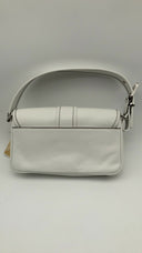 Michael Kors Womens Medium Shldr Optic White Bags